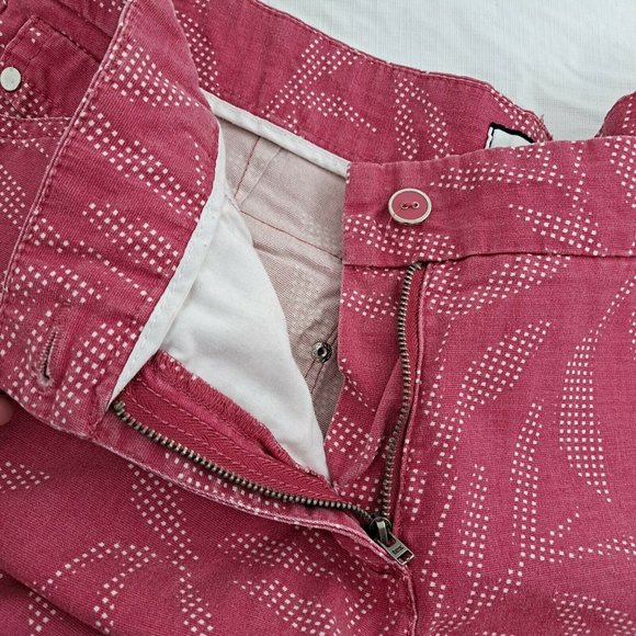 Croft & Barrow Women's Shorts Long Pink White Size 18 - Picture 7 of 11